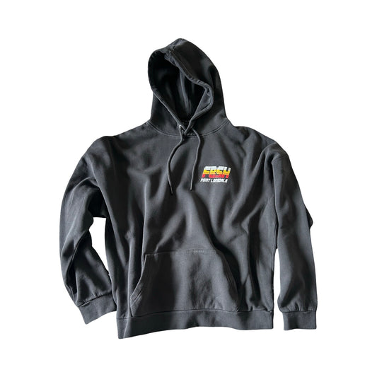 MENS FBSH Point Lonsdale Hoodie Graphite ( Front Print Only)